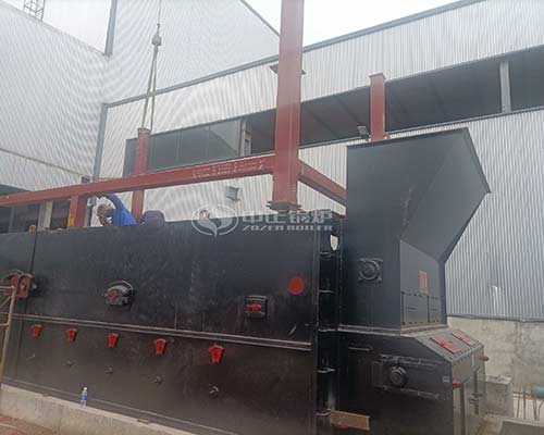 DZL 2000kg/hr Coal Briquette Fired Steam Boiler