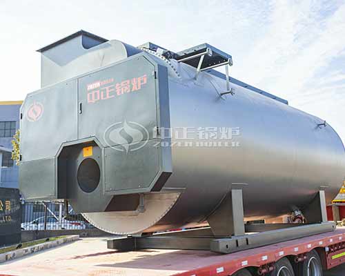 Natural gas steam boiler