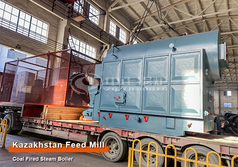 2 tph DZL Coal Steam Boiler For Feed Mill Industry