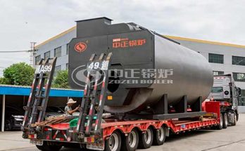 LPG Gas Fired Fire Tube 6 Ton Steam Boiler