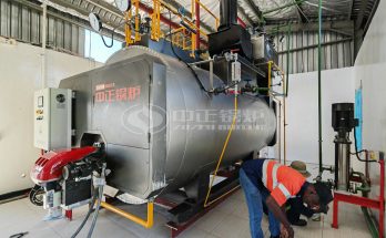 3 tph WNS Diesel Steam Boiler For Botswana Fragrance Industry