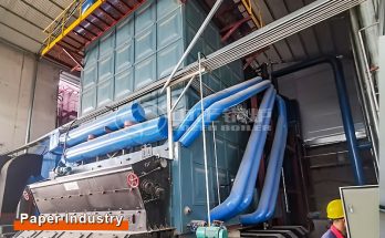 40 tons wood chips steam boiler for paper industry